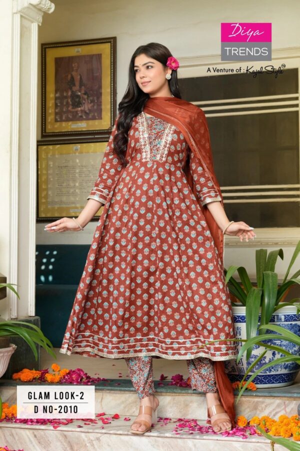 Elegant Cotton Anarkali Suit – Soft & Comfortable for Daily and Occasion Wear - Image 5