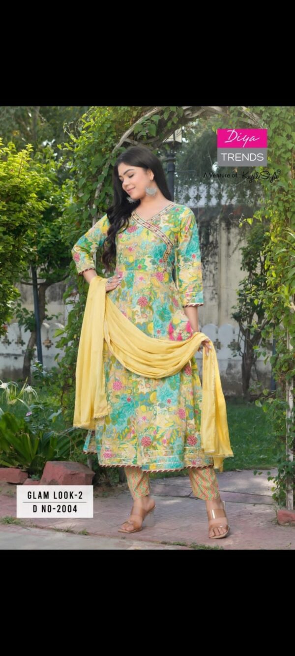 Elegant Cotton Anarkali Suit – Soft & Comfortable for Daily and Occasion Wear - Image 2