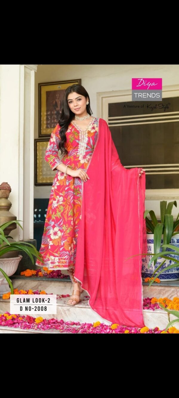 Elegant Cotton Anarkali Suit – Soft & Comfortable for Daily and Occasion Wear - Image 8